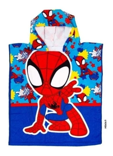Poncho Toallón De Baño Con Capucha Piñata® Disney Infantil