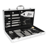 Deluxe Bbq Set Metálico De 24 Piezas. Cityshop