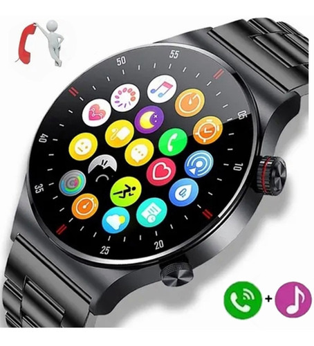 Reloj Inteligente Bluetooth Impermeable Para Hombre Ip67 Par