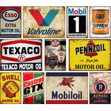 Poster Cuadro Cartel Vintage Garage Motor Oil Hot Rod