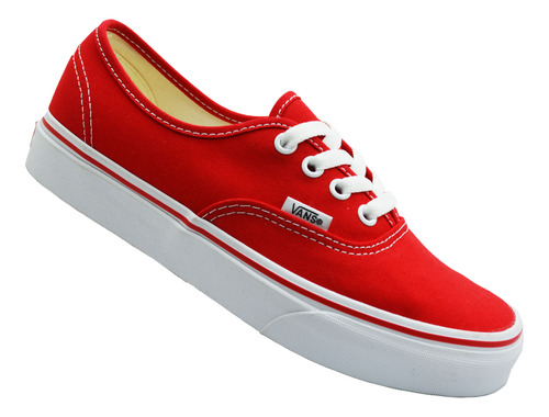 Tenis Vans Authentic Red Vn-0ee3red Rojo Unisex 