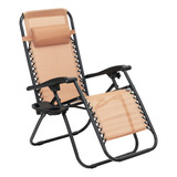 Camastro Plegable Silla Playa Jardin Gravedad 0 Reclinable