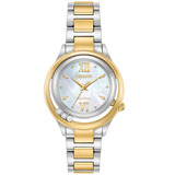 Reloj Citizen Para Mujer Em0514-52d Eco-drive En 2 Tonos