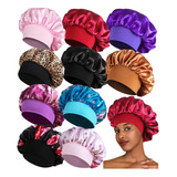 10 Cap De Satn Para Mujeres Negras, Cap De Trenzas Grandes D