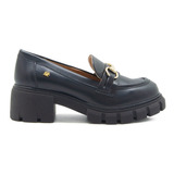 Zapato Casual Salamandra Negro Plataforma Para Mujer 22-26