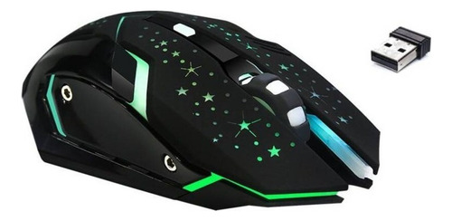 Mouse Gamer Weibo Wb-911 Retroiluminado3200dpi Inalambrico Color Negro