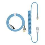 . Cable De Teclado Usb Tipo C En Espiral De 1,8 M For Línea
