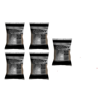 Arena Para Gato Zeolitter, 5 Bolsa De 5kg,=25, Arena De Gato