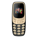 Mini Teléfono Celular Funcional 2g Dual Sim Bm10 L8star Conversation, Color Dorado