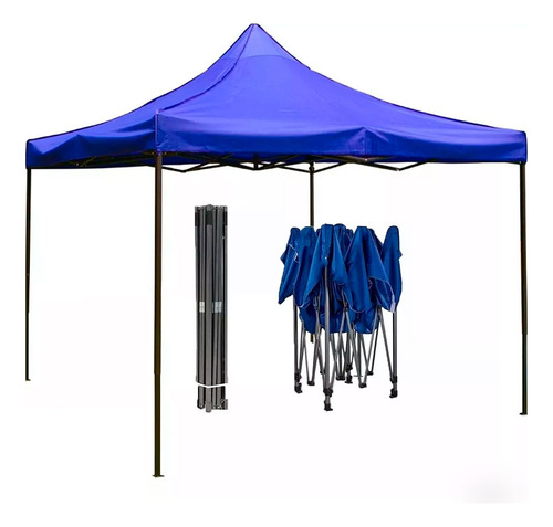 Barraca Tenda De Praia 3x3 Gazebo Sanfonada Impermeável 