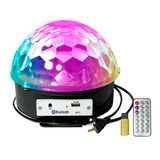 Parlante Lámpara Bola Luz Led Rgb Gadnic Audioritmica Usb