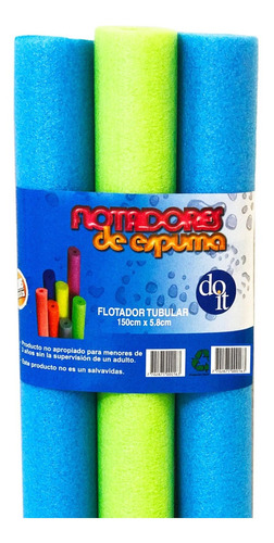 Flotador Tubular Set X 3 Unidades Flotalon Espuma Piscina