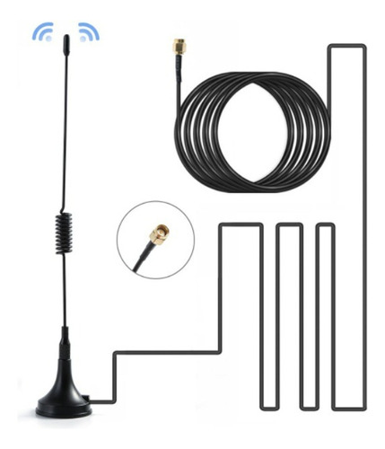 Antena Gsm Para Equipos Rtu-5024 O Rtu-5034 (mejora Señal)