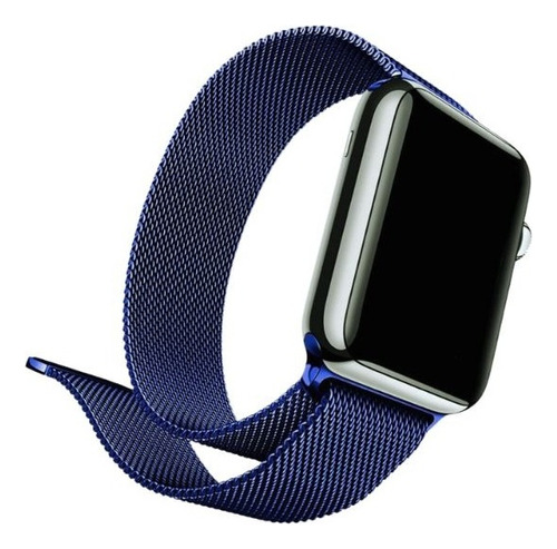 Pulseira Milanesa Aço Para Apple Watch 42mm 44mm 45mm E 49mm