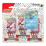 Pokémon Blister Triplo Escarlate Coleção 151 Squirtle