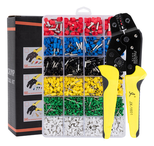 Kit De Cables Hembra Terminals Crimper Spade Conectores