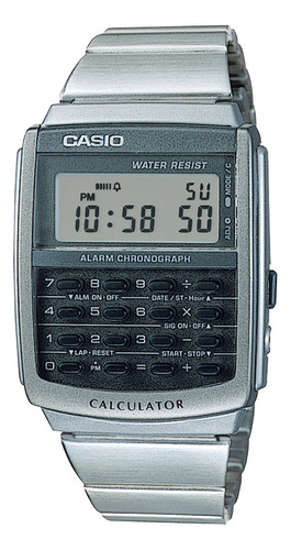Reloj Casio Calculadora Ca-506-1df Acero Inoxidable Unisex