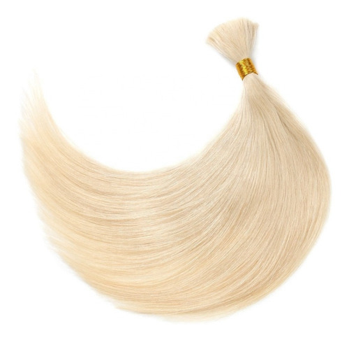 Cabelo Humano Loiro Claro Mega Hair 60cm 100g