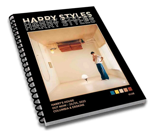 Libreta Harry Styles Album Music Cuaderno Profesional