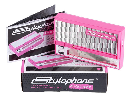 Sintetizador Stylophone, Pocket, 3 Octavas, Analógico, Rosa