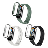 3 Correas Y Funda Mica Para Xiaomi Mi Band 8