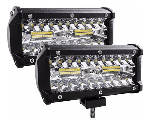 Barra Led 120w 40 Led Spot Flood Led Cuatri 4x4 Agro El Par