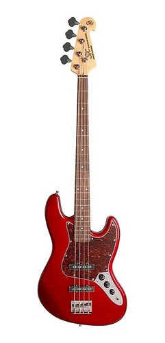 Bajo Eléctrico Sx Bd1-car Basswood Funda Candy Apple Red