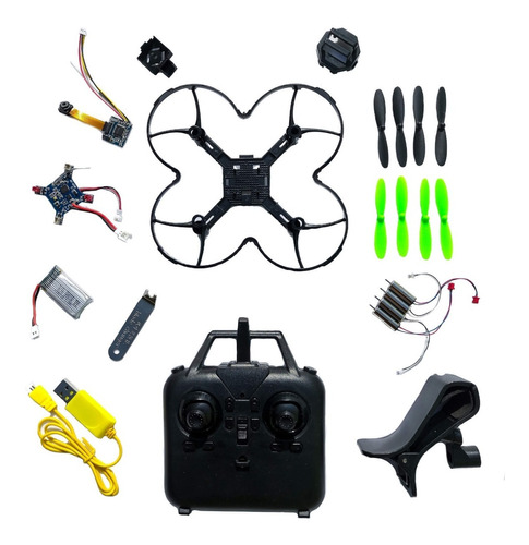 Kit Drone Para Armar Con Cámara Wifi Fpv - Tukiba -