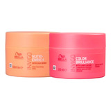 Kit Máscaras Nutri Enrich E Color Brilliance 150ml - Wella