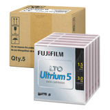 Lote X 5 Tape Lto 5  De 1,5 Tb - Fujifilm Ultrium De 3 Tb