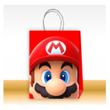 Pack 6 Bolsas De Papel Sorpresa Cumpleaños Super Mario Bros