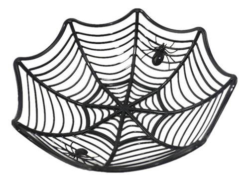 D Spider Net Candy Cesta De Plástico Telaraña Halloween P 6