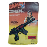 Rambo Super Pistola Ametralladora Vintage, Años 80