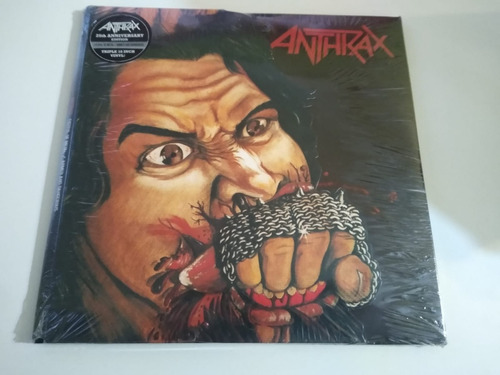 Anthrax Fistfull Of Metal + Armed And Dangerous 3 Lp 10  Red
