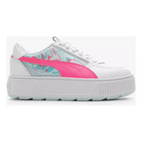 Tenis Puma Karmen Rebelle Mujer Blanco Rosa Colores N