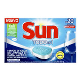 Pastillas Detergente Lavavajillas Sun Todo En Uno