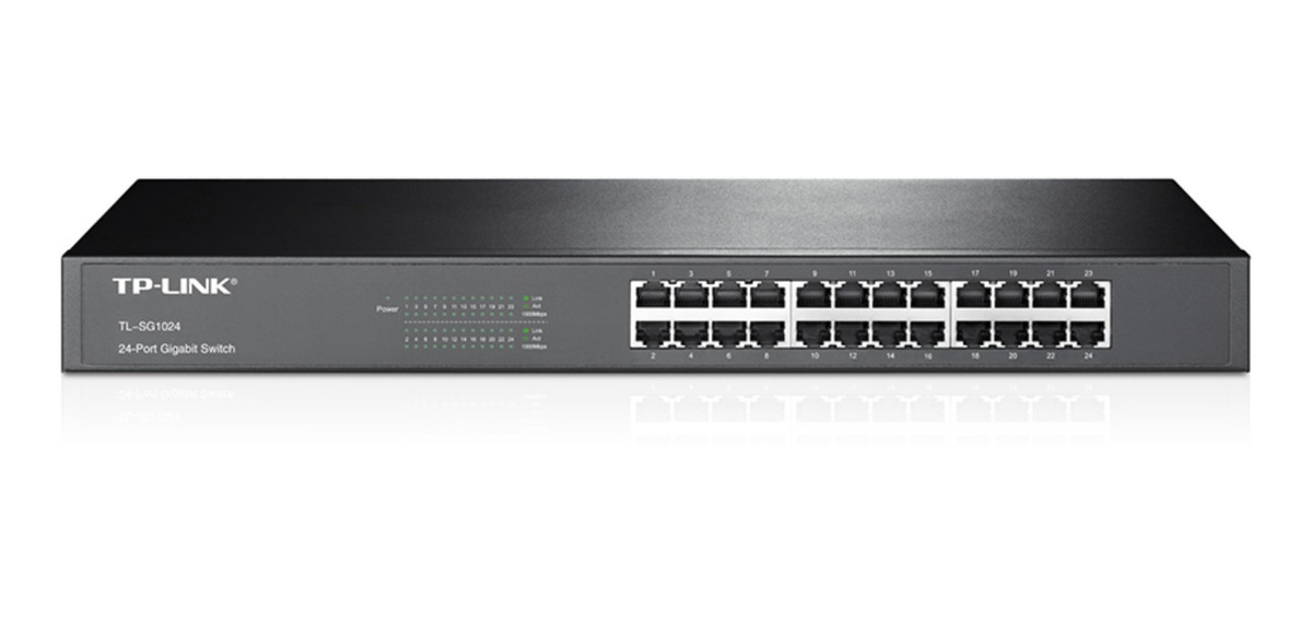 SWITCH RACK TP LINK TL-SG1024 GIGABIT 24 PUERTOS -