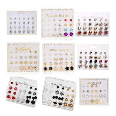 de Aretes Broquel Flovazo de Acero Quirúrgico con 108 Pares para Dama | MercadoLibre