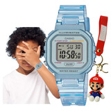 Relogio Digital Feminino Masculino Infantil Casio + Chaveiro