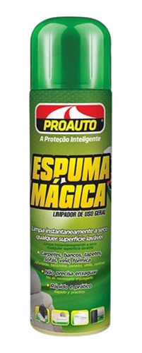 Espuma Magica Proauto Remove Mancha Limpa Seco Sofa 400ml