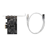 Tarjeta Pcie 1x A 1394a, 3 Puertos, Firewire Riser, Diseño D