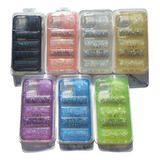 Funda Puffer  Brillos Glitter Para iPhone 11 12 12promax  