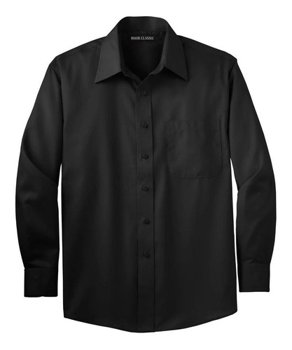 Camisa Social Masculina Uniforme Manga Longa Tradicional