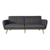 Sillon Sofa Cama Futon Divan 3 Cuerpos Con Apoyabrazos