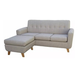 Sofá Rinconero Esquinero Chaise Longue Escandinavo Sillon