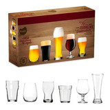 Kit Set Cervecero Especial Nadir 6 Vasos Copas + Caja Regalo