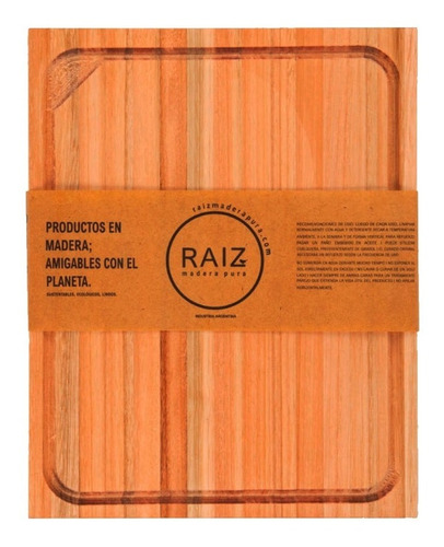 Tabla De Picar Madera 36x29x3cm Raíz Arrayanes Ideal Regalo