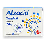 Alzocid Tadalafil 20mg Caja C/8 Tabletas Collins