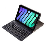 Capa Com Teclado Para iPad Mini 6 8.3'' Wb Couro Premium