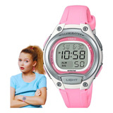 Relógio Casio Infantil Digital Rosa Lw-203-4avdf